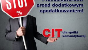 CIT DLA SPÓŁKI KOMANDYTOWEJ