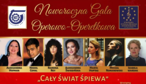 ZAPROSZENIE NA NOWOROCZNĄ GALĘ OPEROWO-OPERETKOWĄ, 01.01.2020 R.