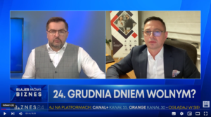 Wywiad Prezesa Federacji Przedsiębiorcy.pl – Pana Roberta Składowskiego w programie „Blajer mówi biznes” w TV Biznes24